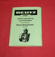 Betriebsanleitung DEUTZ F 1 L