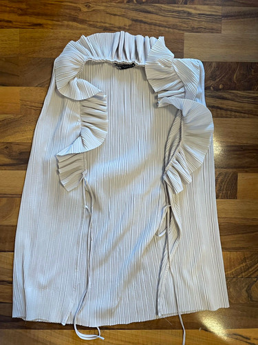 Zara damen bluse weiß s - bluse, gr.
