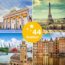 3 Tage Kurzurlaub für 2 Personen Berlin, Dresden, Prag, Wien, Graz uvm.