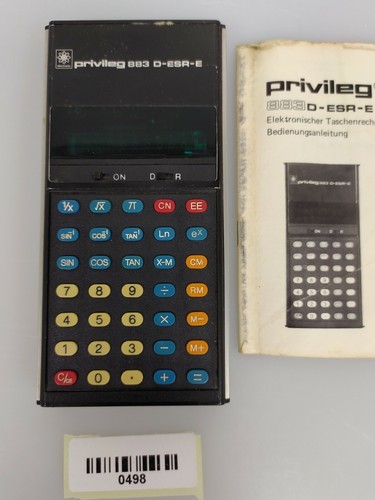 0498 taschenrechner privileg - 0498,