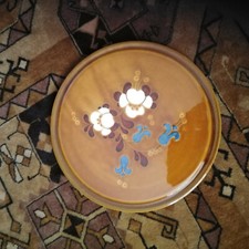 Tortenplatte Kuchenplatte Schramberger Majolikafabrik "Triberg" Seventy Years