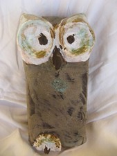 Studiokeramik Eule Helmut Schäffenacker 60er 70er