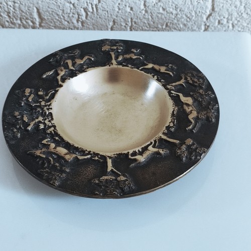 Messing bronze schale mit - bronze,
