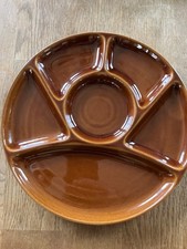 6 Fondue-Raclette Teller und 5