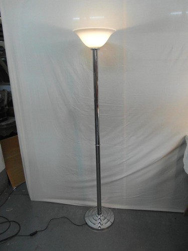 Stehlampe design stufe chrom - stehlampe,