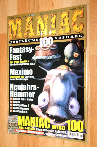 2002 maniac magazin - maniac, shadow