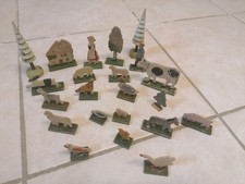 Holz Bauernhof Set mit Tieren