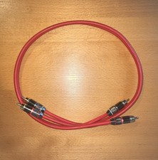 monitor "Das HiFi-Kabel", Audiokabel, 2 x 0,8m, vergoldete Cinchstecker