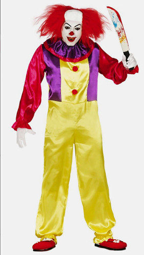 Killer clown kostüm für - killer-clown-kostüm,