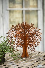 Metall Rost Gartendeko Edelrost rostige Garten Rost Deko Baum Lebensbaum Steck