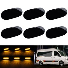6x Begrenzungsleuchten Smoked Schwarz für VW Crafter Mercedes Sprinter 906 907