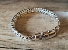 Panzer Herren Armband 925er Silber 11 mm 95 Gramm 26 cm