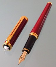 MONTBLANC NOBLESSE OBLIGE, schöner PATRONEN-FÜLLER in BORDEAUX, sehr EDEL+RAR!