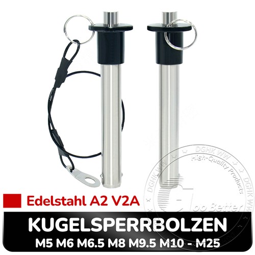 Edelstahl kugelsperrbolzen - edelstahl,