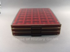 Sammelbox: Leuchtturm, 3 Sammelboxen / 3 Münzboxen, runde/eckige Einteilung