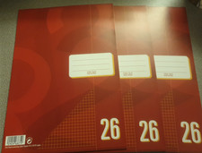 3 Schulhefte DIN A4 Kariert