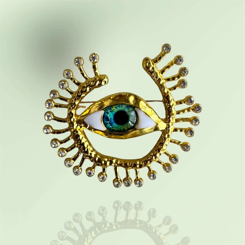 Brosche anstecknadel auge - brosche,