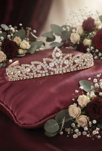 Diadem elegant silber regal - diadem,