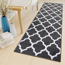 Teppich Läufer Grau