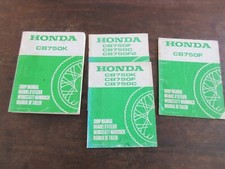 Honda CB750K CB750F CB750C F2  1978 - 1982 Shop manual Werkstatt-Handbuch Manuel