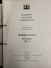 TEREX SCHAEFF Mobilbagger HML32 Ersatzteilkatalog