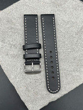 NEU 20MM LACO LEDERBAND MASSIV LEDER BAND STRAP ARMBAND UHR VINTAGE STRAP