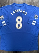 Original Adidas Chelsea 2009/2010 Heimtrikot LAMPARD 8 Herren 4XL XXXXL
