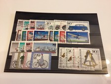 Bund: Motiv Sammlung Jugend (Schiffe, Flugzeug, Auto, Technik) , gestempelt -top