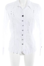 Hemd-Bluse Damen Bluse weiß