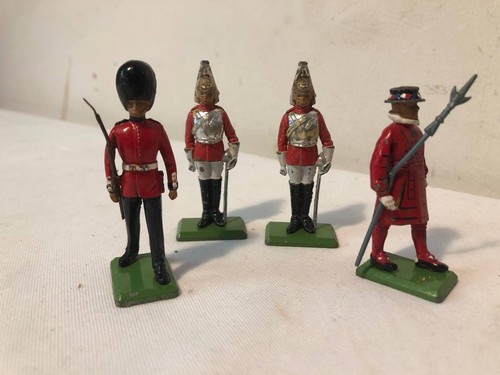 Zinnsoldat britains herald - 4x,