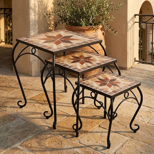 3er set hocker beistelltische - 3er,