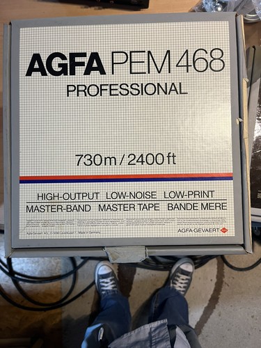 Agfa pem 468 tonband - agfa,