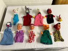 Kasperle Handpuppen Puppentheater 60er / 70er Konvolut