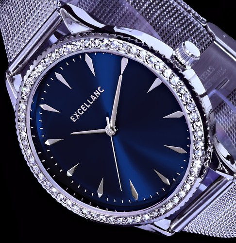 Excellanc uhr damenuhr blau - uhr,