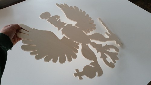 Schützenadler holz pappel - schützenadler,