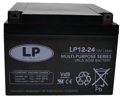 Vds batterie 12v 24ah landport - vds,
