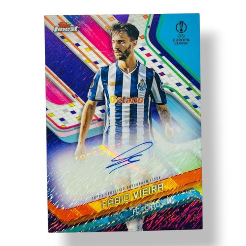 Fabio vieira auto topps finest - fabio,