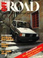 Zeitschrift Off Road #10 von 1983 Fiat Panda Allrad Nissan King Cab