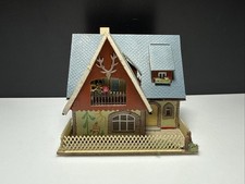 Spur H0 DDR AUHAGEN Forsthaus Waldhaus Wohnhaus Pappe Gebäud Piko Modellbahn TOP