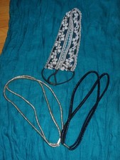 3x Haarschmuck Haarband gold