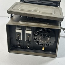 Feldtelefon Militär Armee Midcentury Requisite Sammler TN 1962 Grün