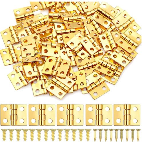 Mini scharniere messing gold - scharniere,