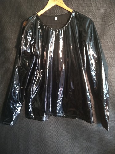 Lack pvc longshirt shirt - lack,, longshirt,