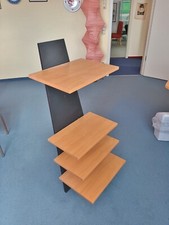 Turmregal Buche H 125 x B 50 cm - Design Regal - Standregal - 4 Etagen - modern