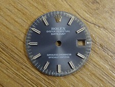 ORIGINAL ROLEX ZIFFERBLATT Lady Datejust Oyster Perpetual Date 6917 69173 grau