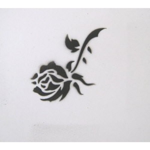 Airbrush schablone rose s18 - airbrush-schablone,