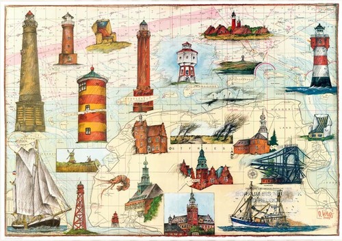 Kunstdruck ostfriesland - -, "ostfriesland"