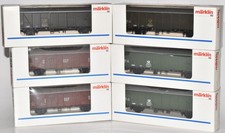 Märklin H0 4703 4736  6 Stück gedeckte Postwagen DBP DB in Ep. IV KKK/NEM in OVP