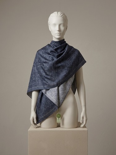 Luxus seidentuch blau - luxus, –