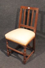 Polster Stuhl Barock 17. Jh Eiche #2131